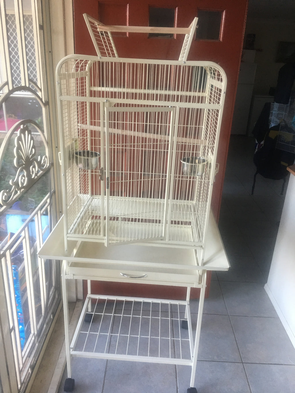 MEDIUM Open Roof Style Cage - Black & White Options